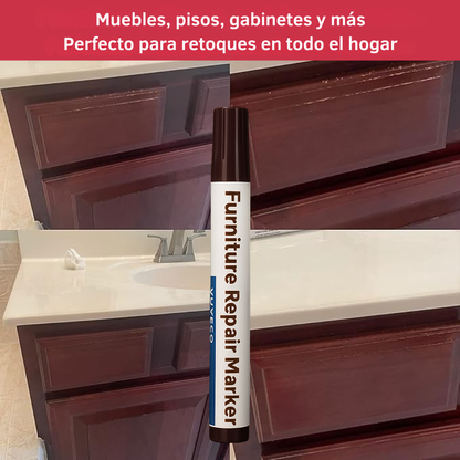 Lápices de cera para reparar madera