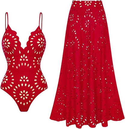 Traje de Baño y Falda