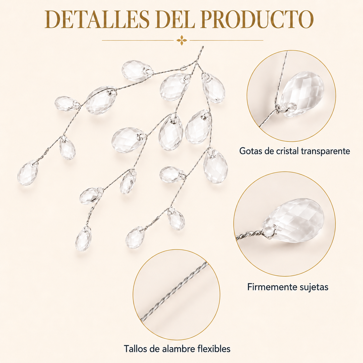 Ramas Navideñas de Cristal