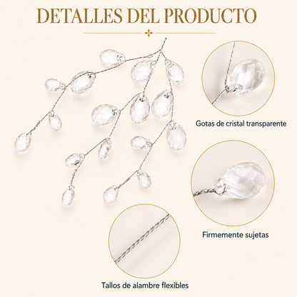 Ramas Navideñas de Cristal