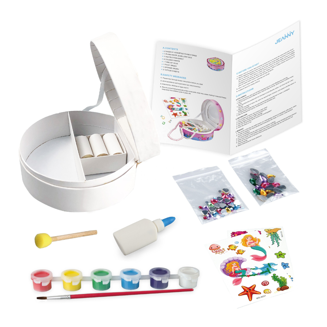 Paint Your Own Jewellery Box
